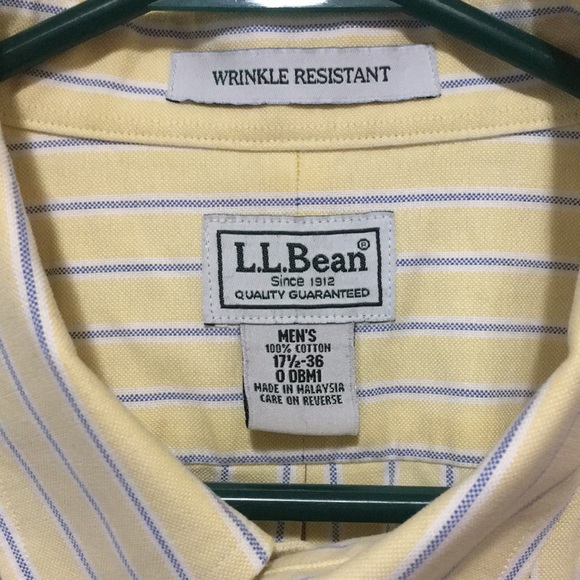 L.L. Bean wrinkle resistant button down - Picture 2 of 5